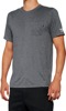 100% Men's Mission Athletic Tee - Heather Charcoal, Size L 100% Men's Mission Athletic Tee - Heather Charcoal, Size L