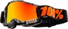 100% Accuri 2 Goggles Geospace Red Mirror Lens Adult Unisex - Red mirror lens goggles for adult off-road use