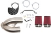 S&S Tuned Induction Air Cleaner Kit Stainless Harley M8 Models - For select Harley-Davidson Milwaukee-Eight models