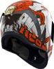 ICON Airform Trick or Street 3 Helmet - Large Orange/White - Full face helmet with Trick or Street 3 graphic