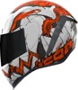 ICON Airform Trick or Street 3 Helmet - Large Orange/White - Full face helmet with Trick or Street 3 graphic