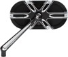 Arlen Ness Deep Cut Left Mirror Black Aluminum