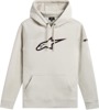 Alpinestars Insignia Hoodie Off White Large Men's - Pullover fleece hoodie in off white, size large