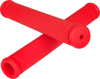 ODI Snow Ruffian Grips Red 8in Closed End No Flange - 8in red Snow Ruffian grips for 7/8in handlebars