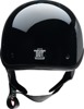 Z1R CC Beanie Hellfire Helmet - Medium, Blue/Black - Half face helmet with Hellfire graphic