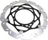 Contour Solid Front Left Brake Rotor 320mm - Black