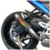 Carbon Fiber MGP Growler Slip On Exhaust - For 08-12 Kawasaki Ninja 250R
