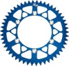 Fire Power Rear Aluminum Sprocket 50T 520 Blue For Yamaha YZ/WR Models - Fits Yamaha YZ/WR models, rear, 50T, 520 chain