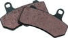 TwinPower Organic Brake Pads Front and Rear For 08-Up Touring 06-17 V-Rod - Organic brake pads for 08-Up Touring, 06-17 V-Rod