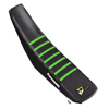 D'Cor Black Seat Cover w/ Green Ribs Fits 19-20 Kawasaki KX450