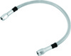 TwinPower 18 Inch Stainless Steel DOT Brake Hose AN-3 - Universal 18 in. DOT brake hose, stainless steel