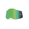 100% Accuri 2/Racecraft 2/Strata 2 Mirror Green Adult Goggle Lens