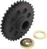 Drag Specialties 34T Compensator Delete Sprocket Black Fits 07-17 HD