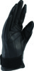 Kuryakyn Laredo Leather Gloves Black - Large - Men's leather riding gloves, Black, Large