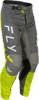 Fly Racing Kinetic Mesh Center Pants Grey/White/Hi-Vis 32 - Lightweight stretch mesh riding pants