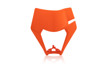 Acerbis Headlight Mask Orange For KTM 150 250 300 350 450 500 XC-W EXC-F - Headlight mask in orange For KTM XC-W, EXC-F models