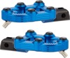 Arlen Ness MX Footpegs Blue Aluminum - Requires Mounts