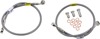 Stainless Steel Front Brake Line Kit - 2 Lines - For 01-02 Suzuki GSXR1000