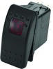 DragonFire Racing Lighted On/Off Rocker Switch Red LED - Lighted On/Off rocker switch with red LED