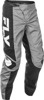 FLY RACING F-16 Pants Grey/Black/White Men's 34 - Durable riding pants for men, size 34