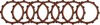 Red Eagle Clutch Friction Plate Kit 7 Plates by Alto
