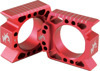 Hammerhead Axle Blocks Red For Honda CR/CRF Models - Fits Honda CR/CRF 125-450R/X 2002-2017