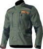 THOR Range Jacket Military Green Orange Men's Large - Waterproof all-weather jacket in men's large, green/orange
