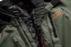 THOR Range Jacket Military Green Orange Men's Large - Waterproof all-weather jacket in men's large, green/orange
