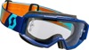 Scott Split OTG Goggles Royal Blue/Orange Clear Lens Adult Unisex - Over-glasses goggles, clear lens, royal blue/orange