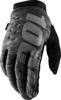 100% Brisker Cold-Weather Gloves Gray Small 100% Brisker Cold-Weather Gloves Gray Small