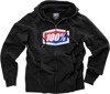 100% Men's Official Zip Hoody Black Medium 100% Men's Official Zip Hoody Black Medium