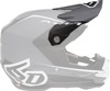 6D ATR-1 Helmet Visor Stealth White Gray Black Adult One Size - Replacement visor for 6D ATR-1 helmets