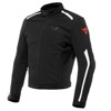 Dainese Hydraflux 2 Air D-Dry Jacket Black/White Size 56 - Black/White textile riding jacket, Size 56