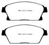 Greenstuff Front Brake Pads - For 13+ Buick Encore 1.4 Turbo