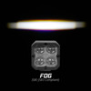 XKGLOW XKchrome 20W LED Cube Fog Light with RGB Accent