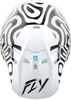 FLY Racing Formula S Carbon Protocol Visor YL/SM Black/Grey/Hi-Vis - Visor for Formula S Carbon Protocol YL/SM