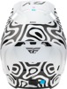 FLY Racing Formula S Carbon Protocol Visor YL/SM Black/Grey/Hi-Vis - Visor for Formula S Carbon Protocol YL/SM