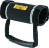 QuadBoss Reflective Grab Handle - Black - Ergonomic grab handle for UTV roll cages