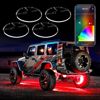 XKGLOW XKchrome 15" Wheel Ring Light Kit w/ Turn Signal, 4pc