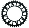 BikeMaster Rear Steel Sprocket 520 43T Black For Kawasaki - Steel 520 43T rear sprocket For Kawasaki