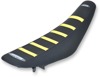 6-Rib Water Resistant Seat Cover Black/Yellow - For Suzuki RMZ250 RMZ450