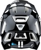 100% Trajecta Fidlock Bicycle Helmet Black/White Large - Full face, vented, unisex helmet, size Large