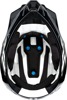 100% Trajecta Fidlock Bicycle Helmet Black/White Large - Full face, vented, unisex helmet, size Large