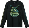 Alpinestars Ayess LS CSF Long Sleeve Tee Black XL Men's - Men's black long sleeve tee, size XL