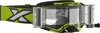 EKS Brand Lucid Goggle Race Pack Yellow Zip Off Clear Lens - Offroad yellow goggles with clear lens, Race Pack