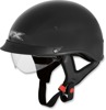 FX-72 Street Half Helmet Gloss Black Large