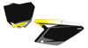 Factory Effex Black Number Plate Backgrounds Fits 10-17 Suzuki RMZ250