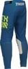 Thor Launchmode Forge Pants Fluorescent Yellow/Blue/Gray Men's 34 - Men's off-road race pants, size 34, Blue/Yellow/Gray