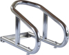 Fire Power Wheel Chock 5.5 Inch with Hardware, Chrome Steel - 5.5 inch wheel chock for trailers, universal fit