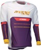 Moose Alpha One Jersey 3XL White Purple Red Yellow Men's Off-Road - Men's 3XL off-road jersey in white, purple, red, yellow